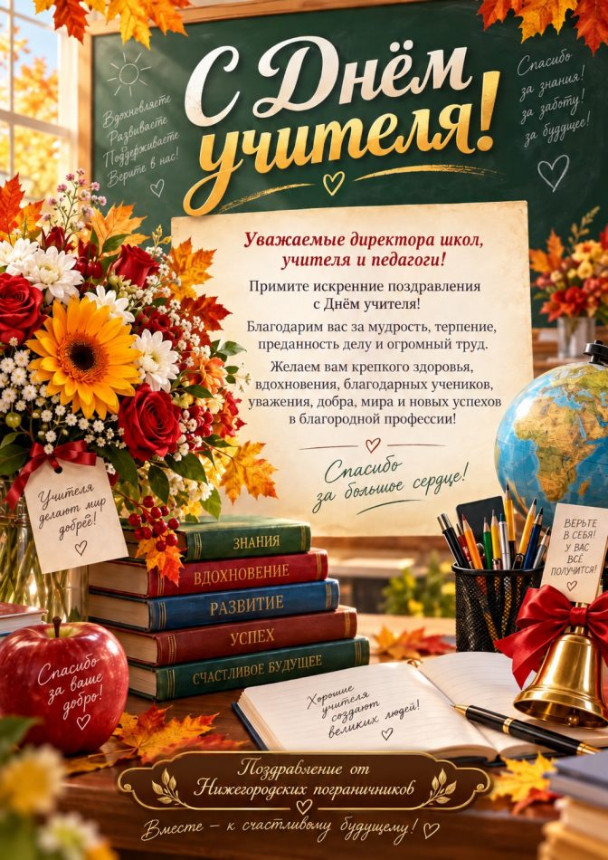 поздравление учителям-2026